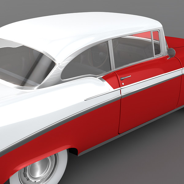 chevrolet bel air 3d model - Chevrolet Bel Air by NesAn Studio