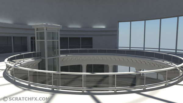 3d shopping mall model - SHOPPING MALL by ScratchFX