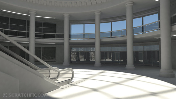 3d shopping mall model - SHOPPING MALL by ScratchFX