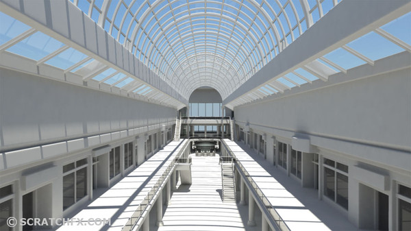 3d shopping mall model - SHOPPING MALL by ScratchFX