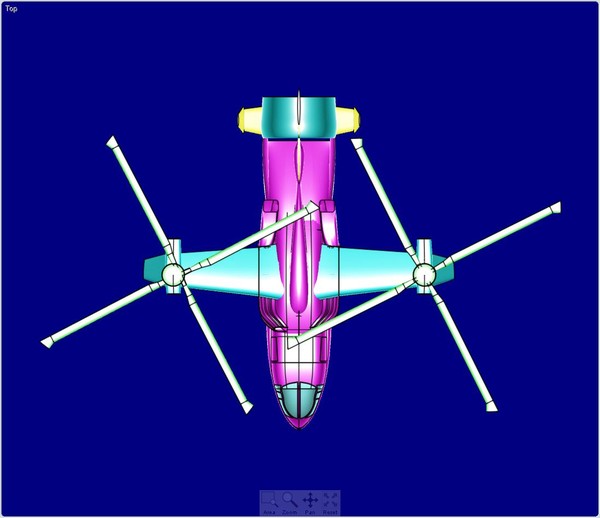 hybrid helicopter airplane assembly 3dm - Hybrid Helicopter Airplane Assembly Model... by RodgerSaintJohn