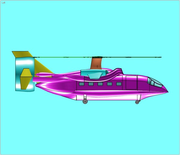 hybrid helicopter airplane assembly 3dm - Hybrid Helicopter Airplane Assembly Model... by RodgerSaintJohn