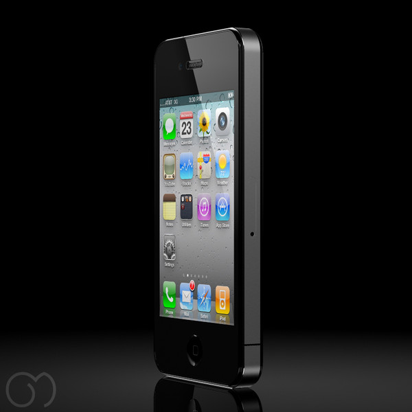 maya apple iphone 4 - Apple Iphone 4 by goodmesh