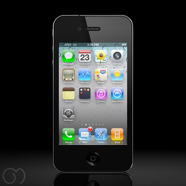 maya apple iphone 4 - Apple Iphone 4 by goodmesh