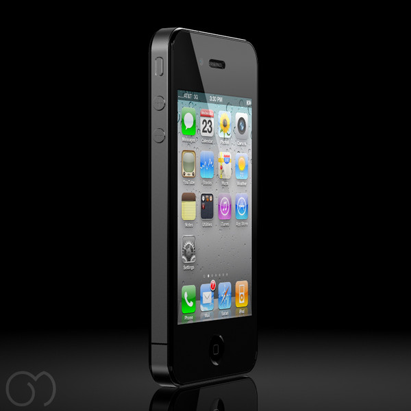 maya apple iphone 4 - Apple Iphone 4 by goodmesh