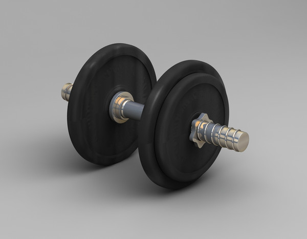 3d model dumbell - Dumbell by dentonvanzan