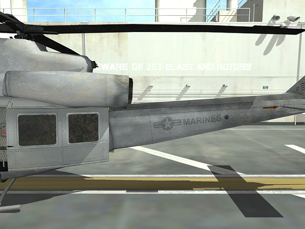 uh-y1 venom super huey 3ds - Super Huey Venom UH-Y1 by explorer3D