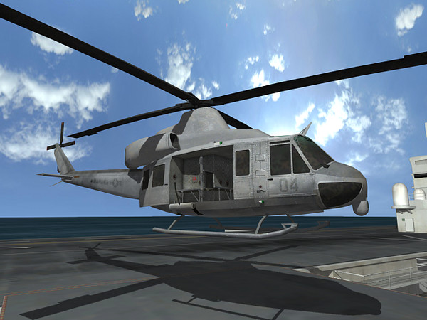 uh-y1 venom super huey 3ds - Super Huey Venom UH-Y1 by explorer3D