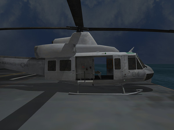 uh-y1 venom super huey 3ds - Super Huey Venom UH-Y1 by explorer3D