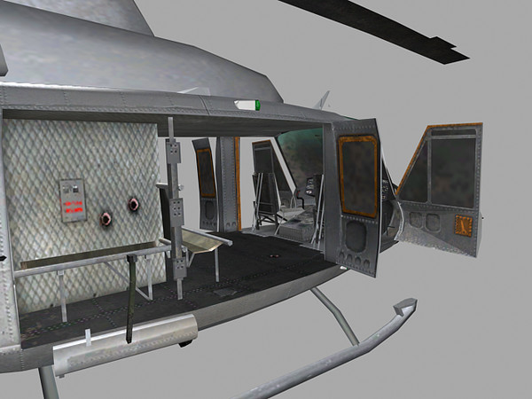 uh-y1 venom super huey 3ds - Super Huey Venom UH-Y1 by explorer3D