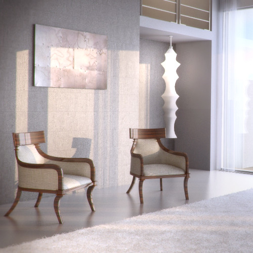 Klismos armchair