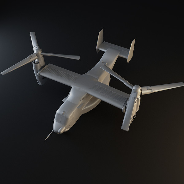 3d mv22 mv22b - MV-22b st1 by OODINDD