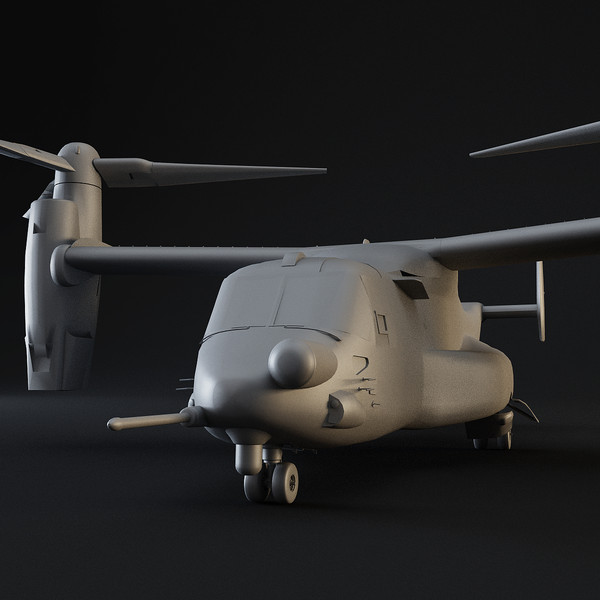 3d mv22 mv22b - MV-22b st1 by OODINDD