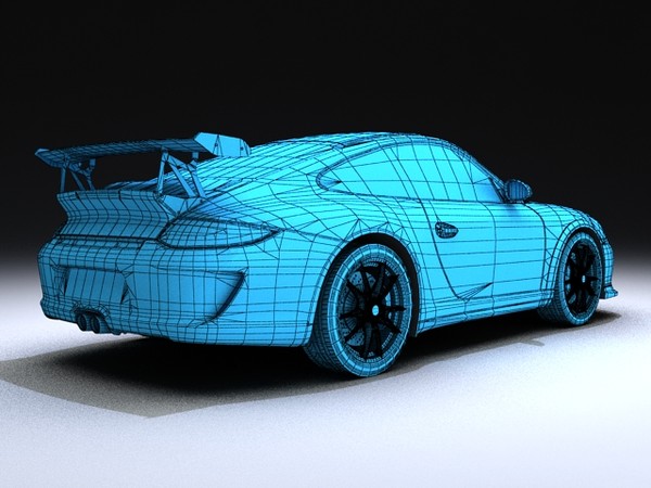 porsche 911 gt3 rs 3d model - Porsche 911 GT3 RS by fabelar