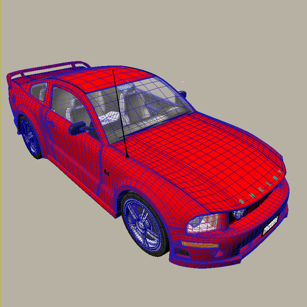 max shelby mustang gt - Ford Shelby Mustang GT by Werewolf3DStudio