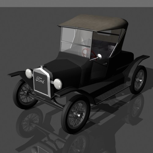 3ds max modeled - Model T by mostlysquare