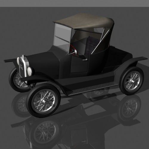3ds max modeled - Model T by mostlysquare