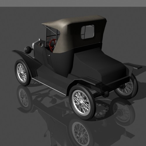 3ds max modeled - Model T by mostlysquare