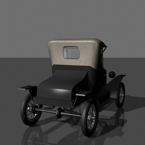 3ds max modeled - Model T by mostlysquare