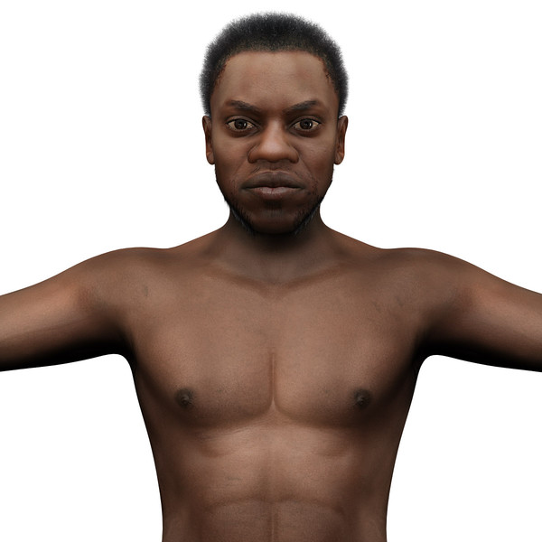 3d tyrone - black male model - African Male Character (Tyrone) by Massimo Righi