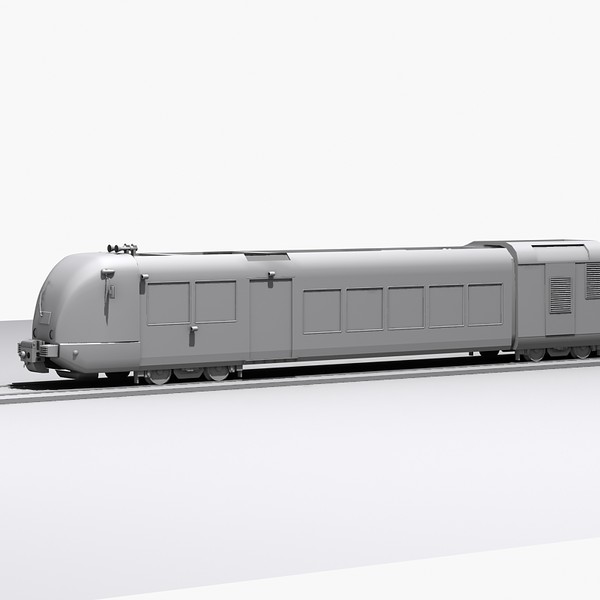 3d modern gtw 2 6 - GTW 2/6 Railcar by Sandu_Bublic