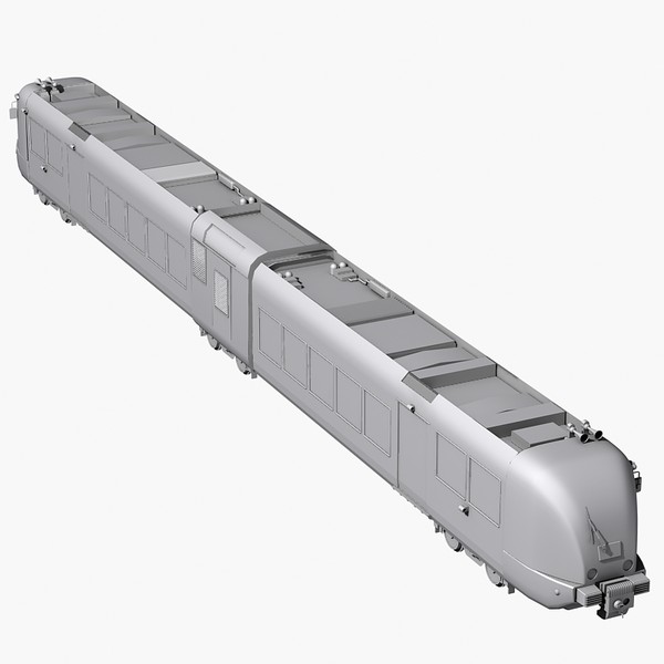 3d modern gtw 2 6 - GTW 2/6 Railcar by Sandu_Bublic