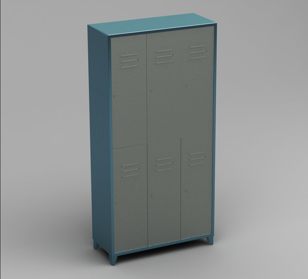 3d locker lock model - Lockers by dentonvanzan
