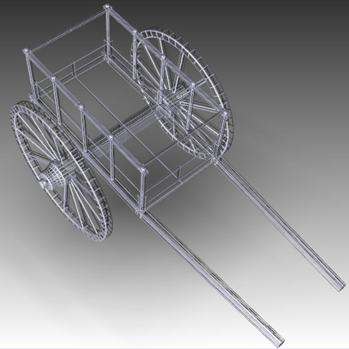3ds red river cart - Red River Cart by mostlysquare
