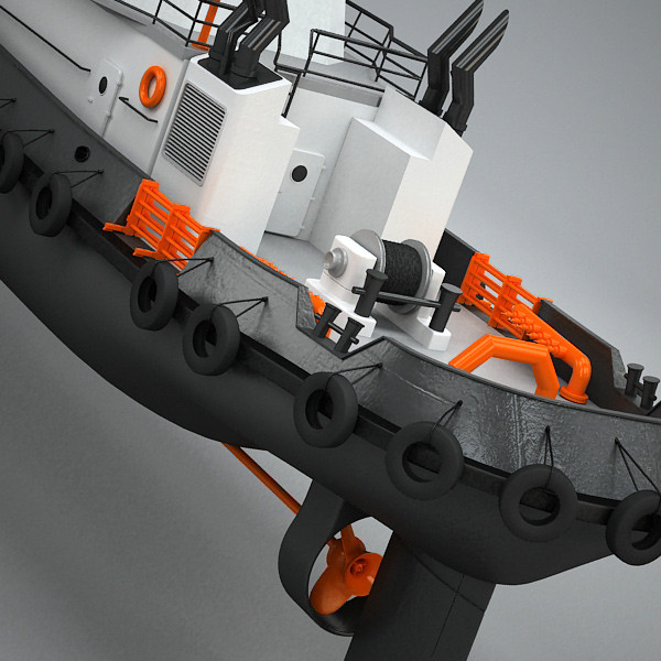 tug boat tugboat 3ds - TugBoat by QLEE
