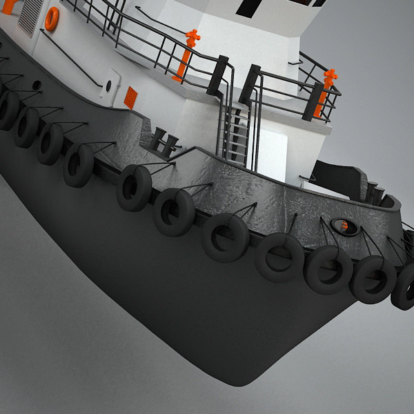 tug boat tugboat 3ds - TugBoat by QLEE