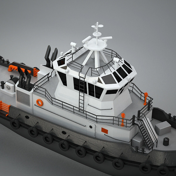 tug boat tugboat 3ds - TugBoat by QLEE