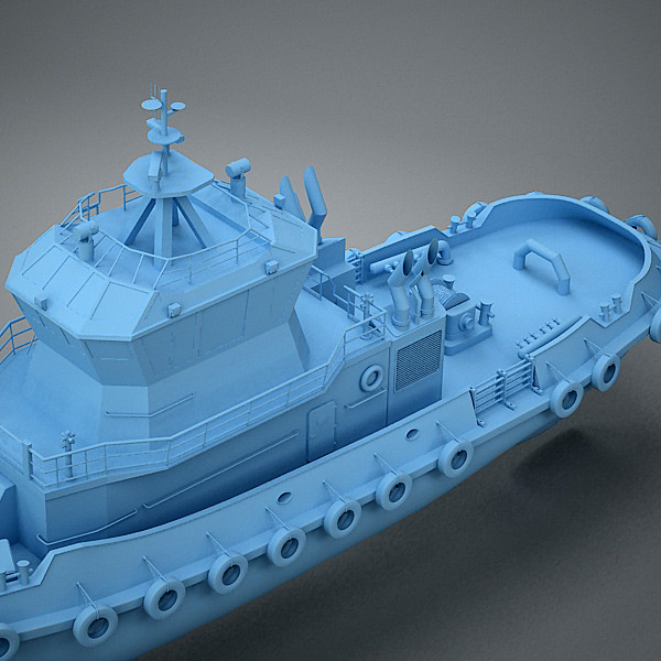 tug boat tugboat 3ds - TugBoat by QLEE