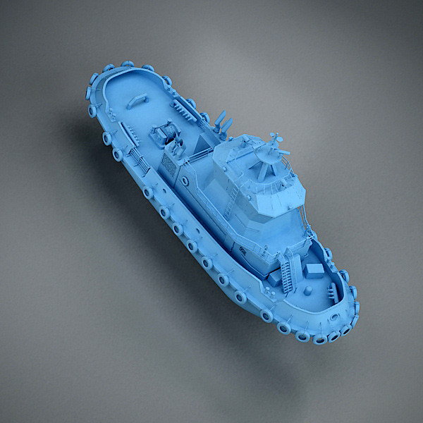 tug boat tugboat 3ds - TugBoat by QLEE