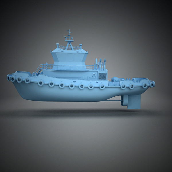 tug boat tugboat 3ds - TugBoat by QLEE