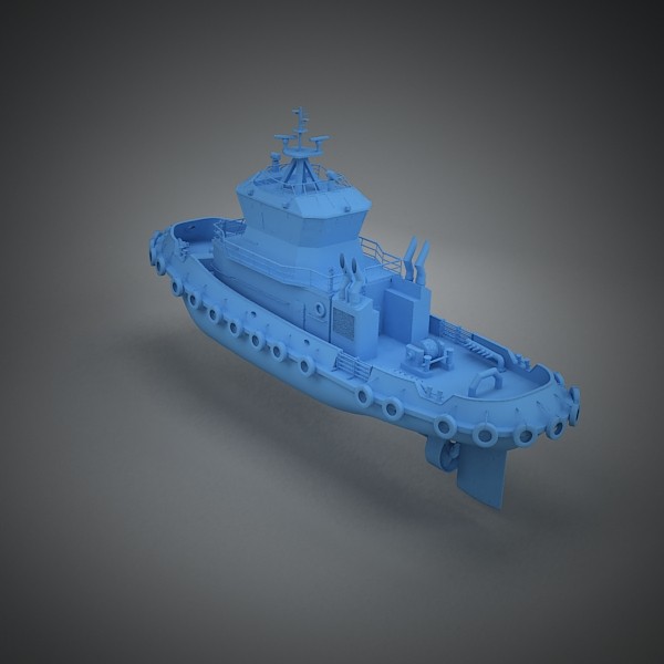 tug boat tugboat 3ds - TugBoat by QLEE