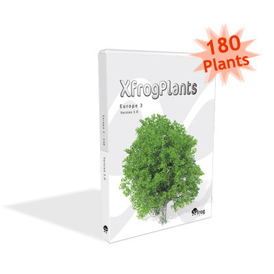 3d european fly honeysuckle europe model - XfrogPlants European Fly Honeysuckle by xfrog