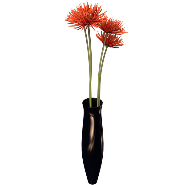 dahlia plants flowers 3d c4d - XfrogPlants Dahlia by xfrog