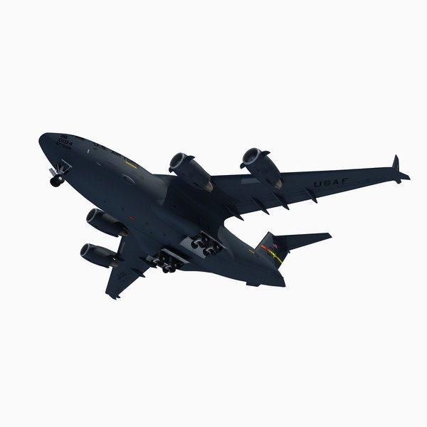 3d c-17 globemaster iii military transport - Boeing C-17 Globemaster III... by Gandoza