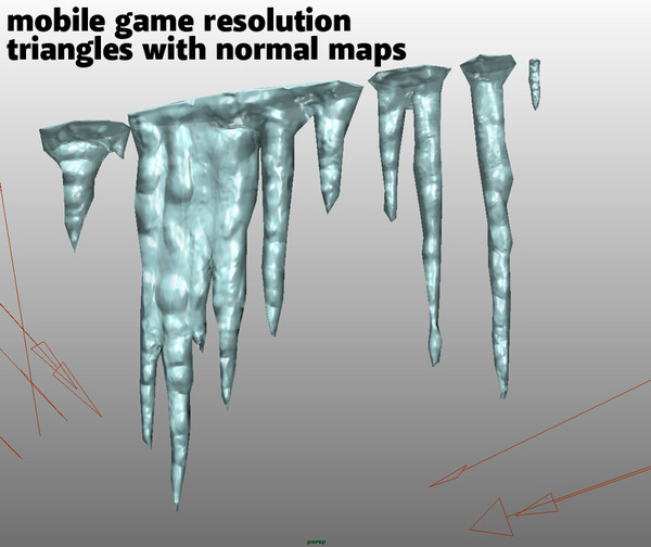 maya icicles ice - icicles by cgbeige