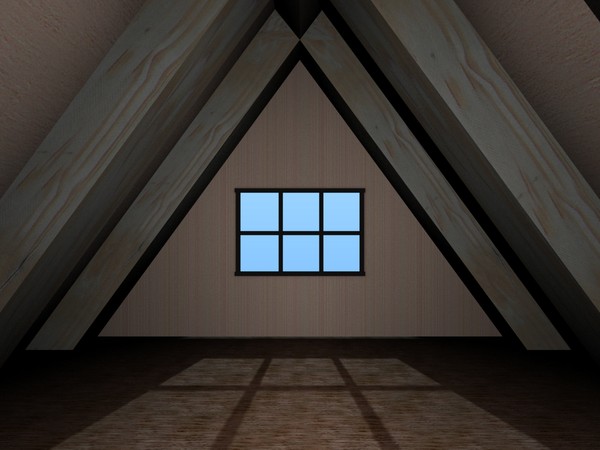 attic 3d model - Attic by 3DUniverse Pro