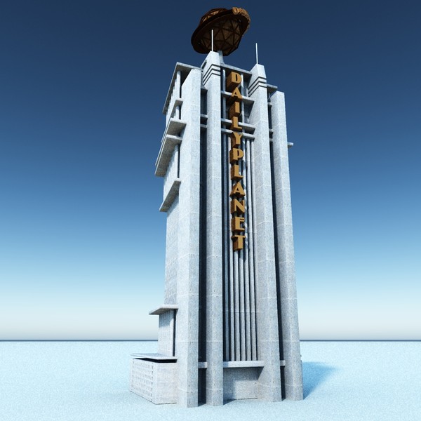 daily planet 3d model - Daily Planet by KeremGogus