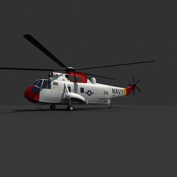 3d sikorsky sh-3 sea king - Sikorsky SH-3 Sea King... by Gandoza