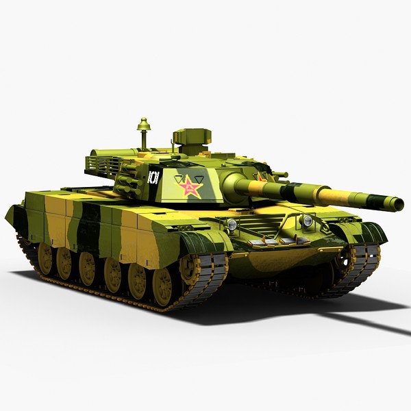 3d chinese type 98 battle tank model - Type 98 Chinese tank by Sandu_Bublic