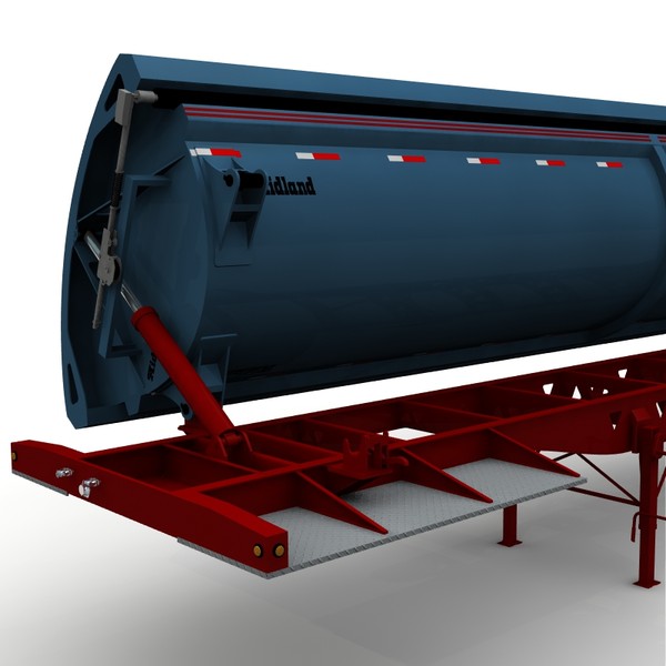 3d dump trailer tw3000 midland - Midland TW3000 side dump trailer... by bansheewoj