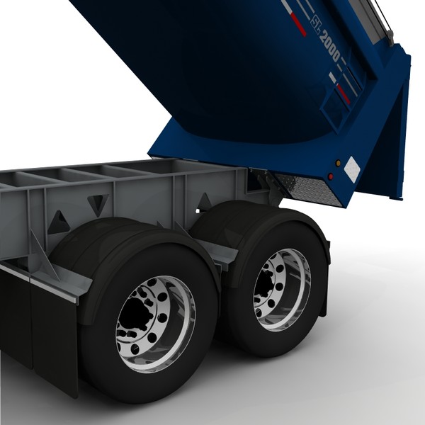 3d rear dump trailer sl2000 - Midland SL2000 rear dump trailer by bansheewoj
