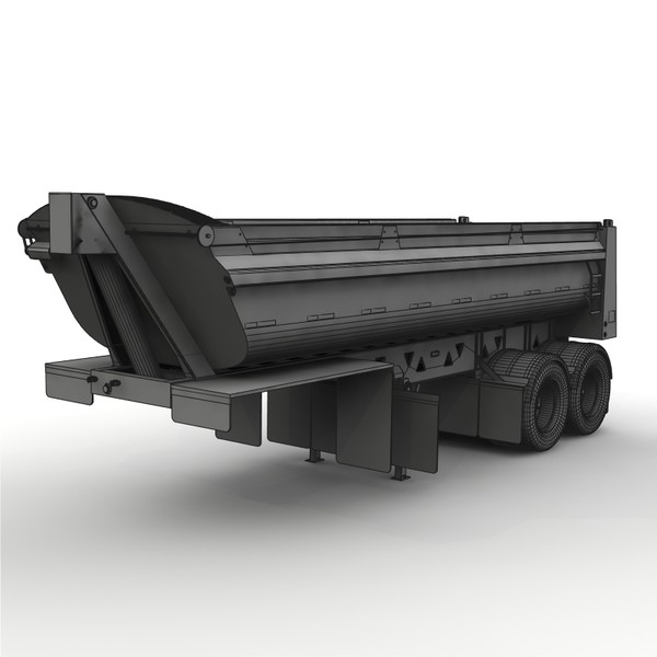 3d rear dump trailer sl2000 - Midland SL2000 rear dump trailer by bansheewoj