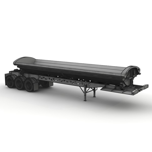 3d dump trailer tw3000 midland - Midland TW3000 side dump trailer... by bansheewoj