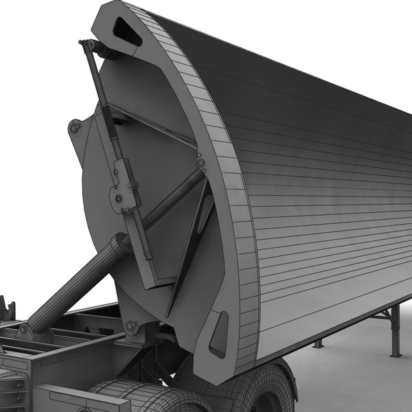 dump trailer tw2000 midland lwo - Midland TW2000 side dump trailer by bansheewoj