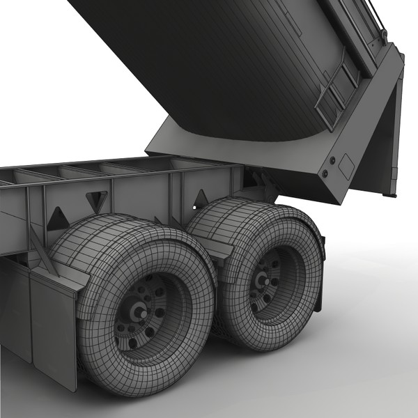 3d rear dump trailer sl2000 - Midland SL2000 rear dump trailer by bansheewoj