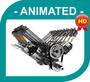 V8 Engine Mechanism - Animated / Textured / Fx v2.2